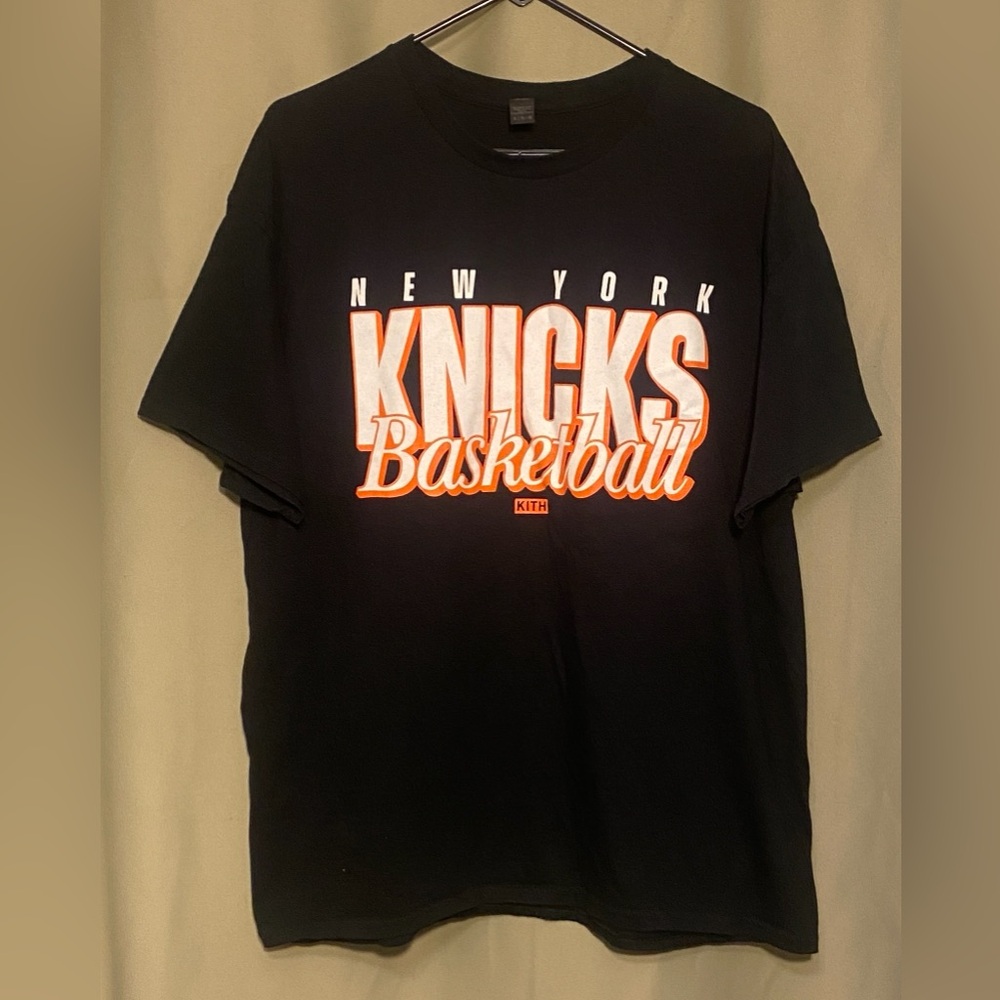 New York Knicks Basketball Kith Night at The Garden Classic Tee Black Size XL